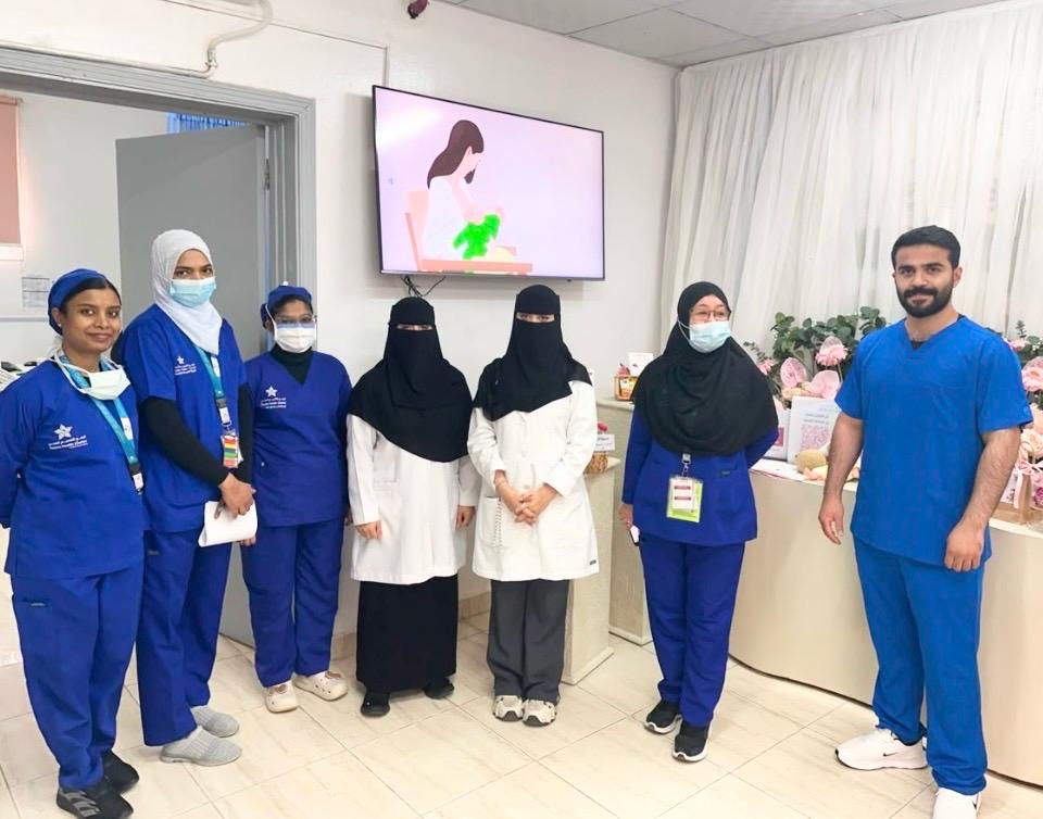 مستشفى قبه العام ينظم ركن توعوي بمناسبة الأسبوع العالمي للرضاعة الطبيعية 2026م