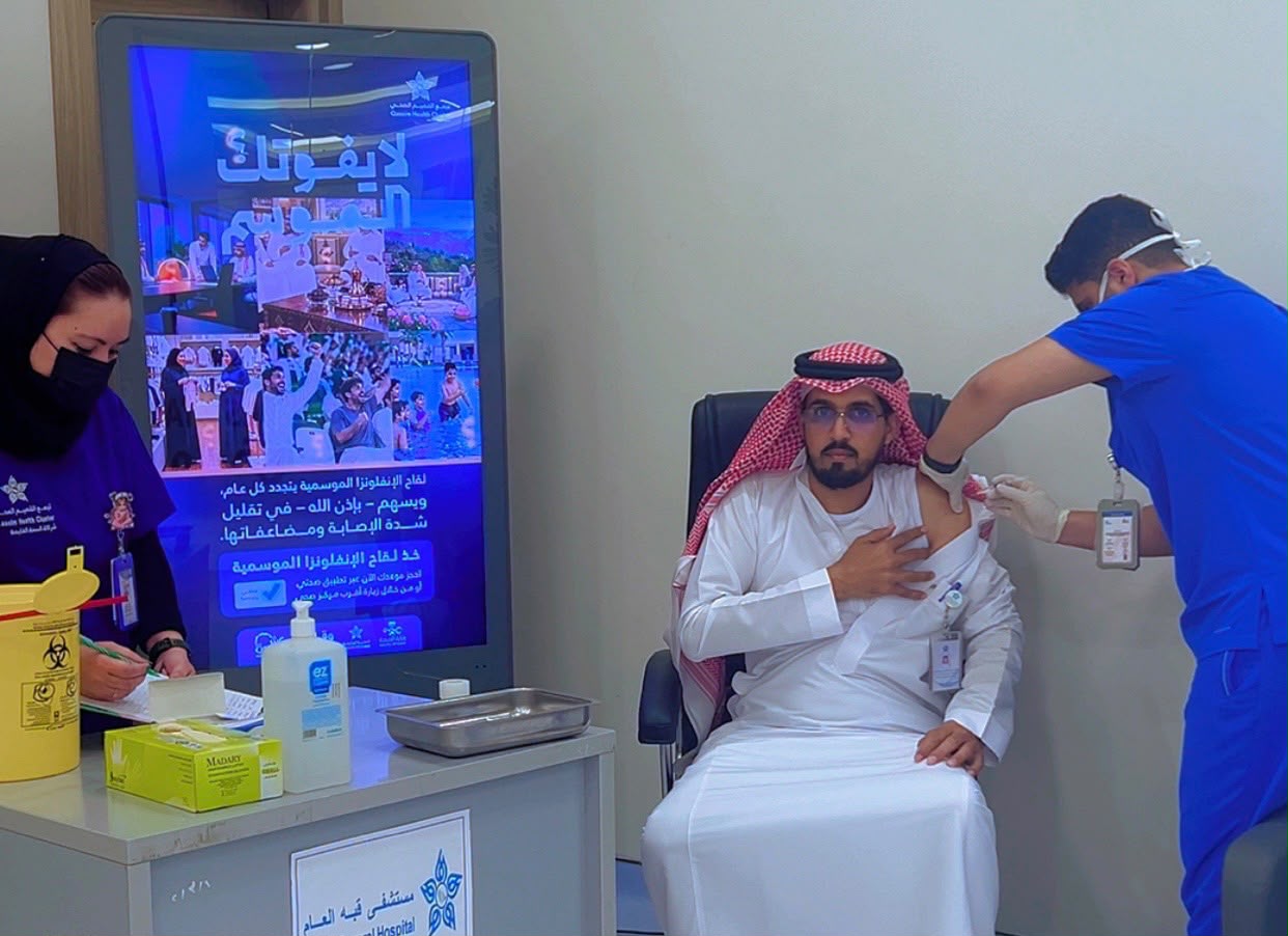 مستشفى قبه العام يفعل حملة التطعيم ضد الإنفلونزا الموسمية 2026م