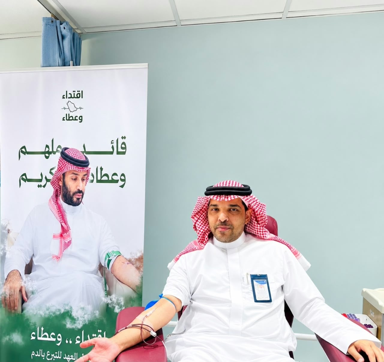 مستشفى المذنب العام يفعل الحملة الوطنية "إقتداء وعطاء"